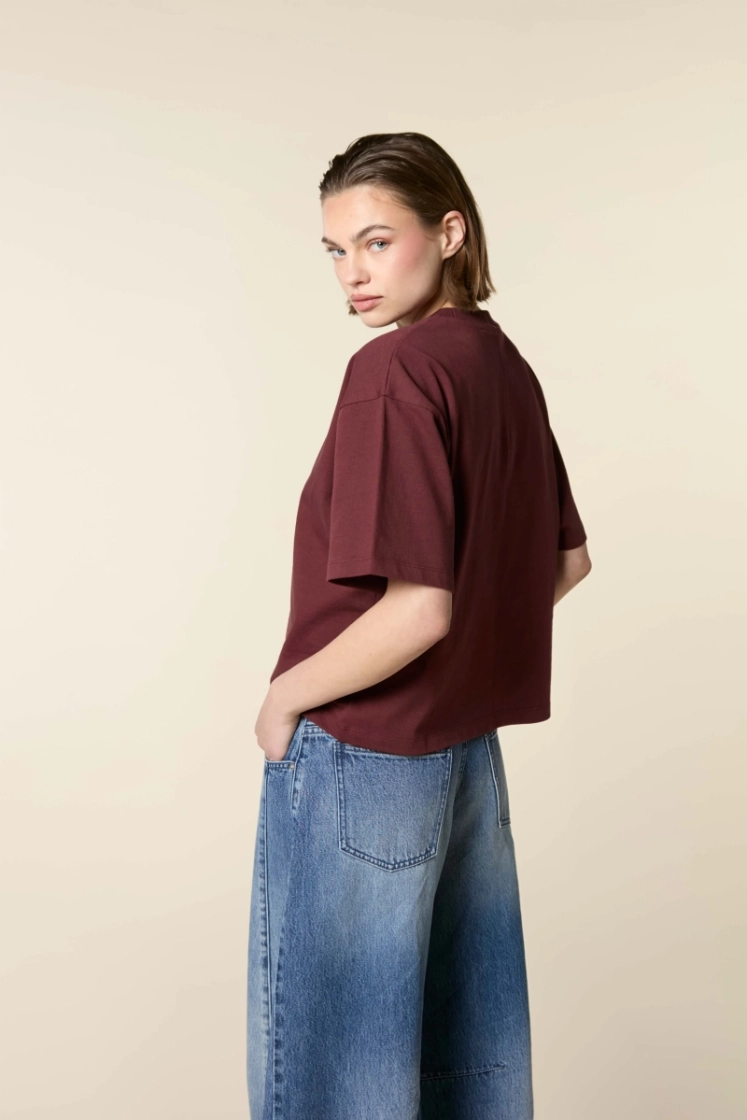 Boxy tee Grape