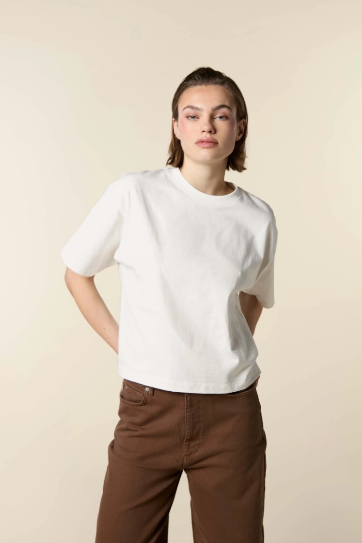 Boxy tee Off white