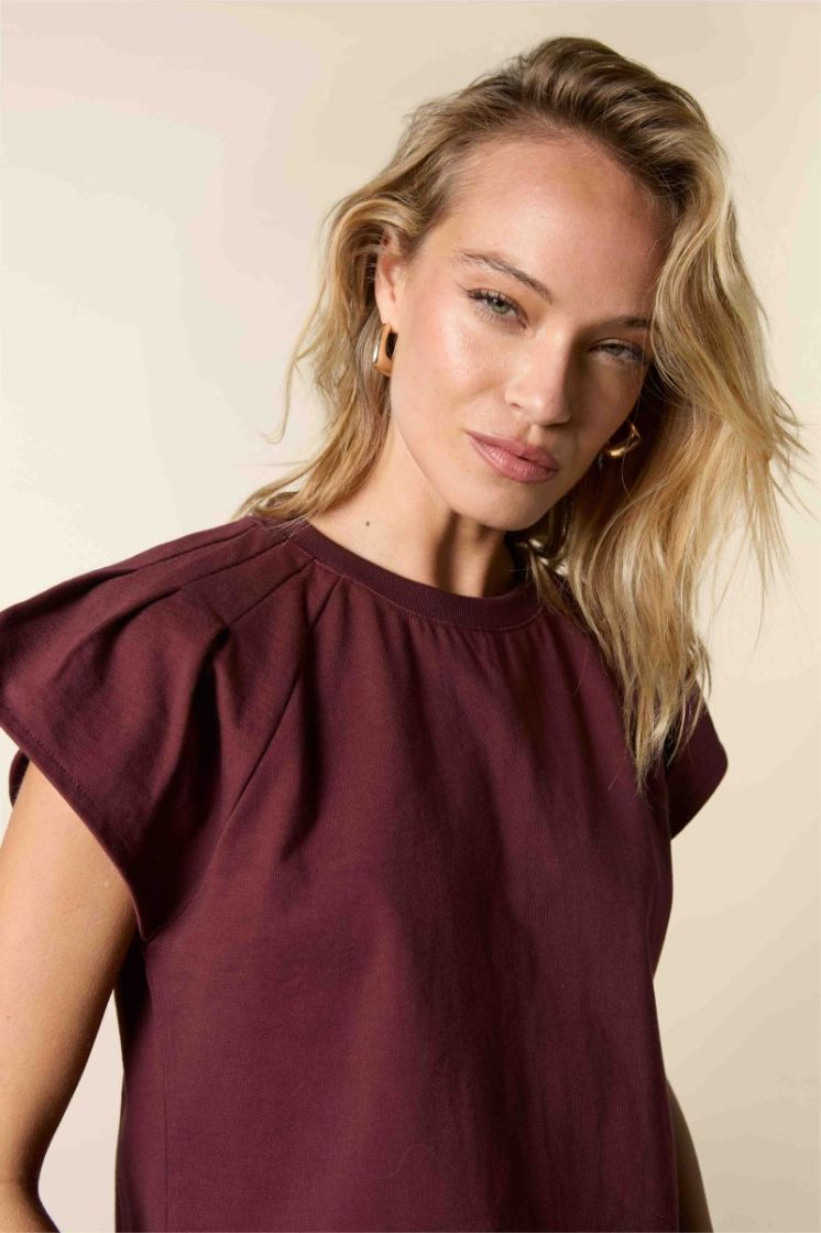 Top wide shoulder Grape