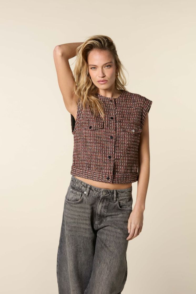Tweed vest Multi
