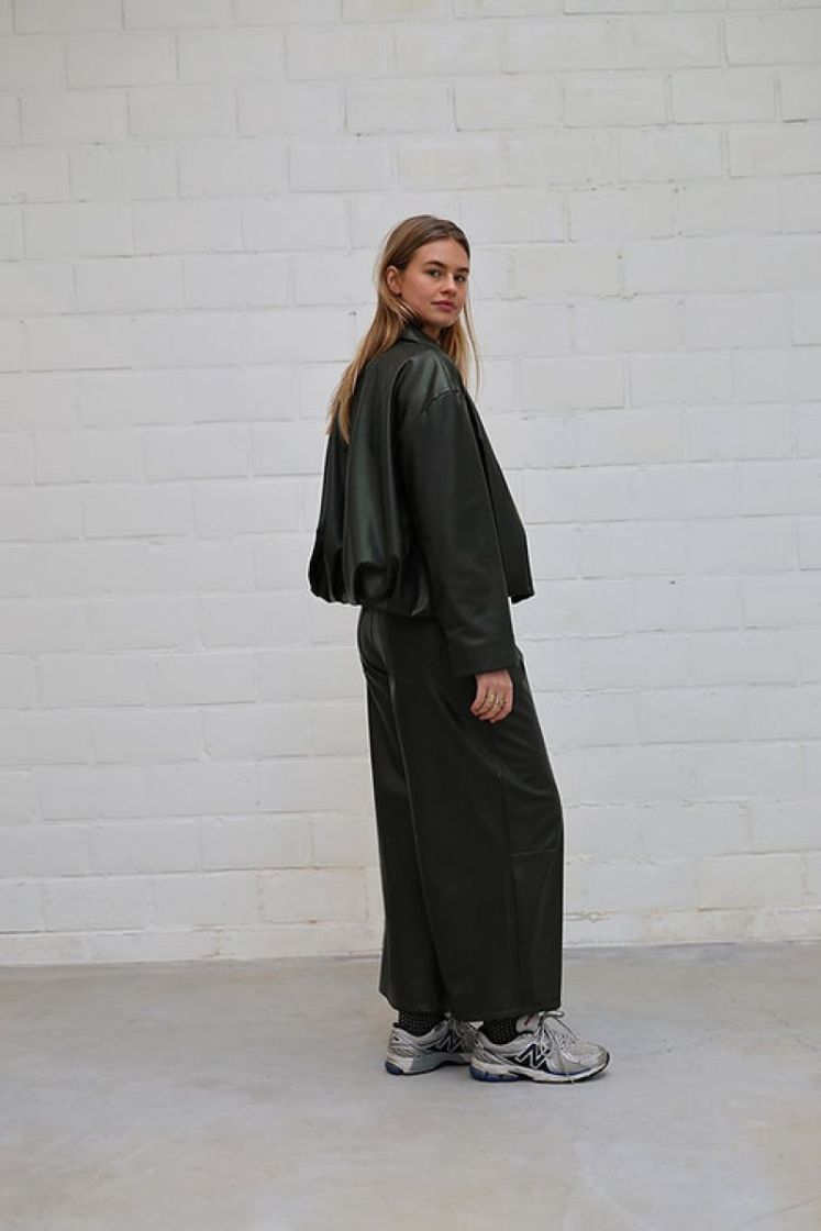 Penny Pants leather Green
