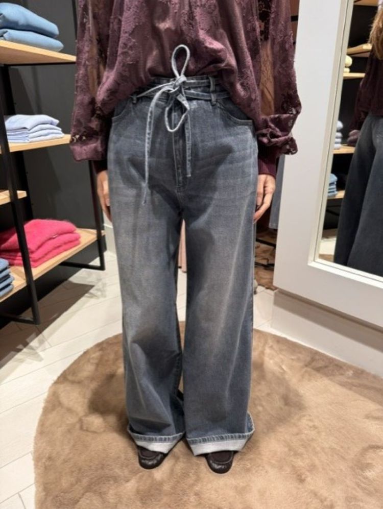 WIDE LEG JEANS BLUE