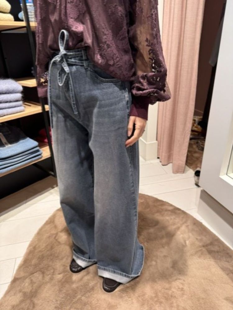 WIDE LEG JEANS BLUE