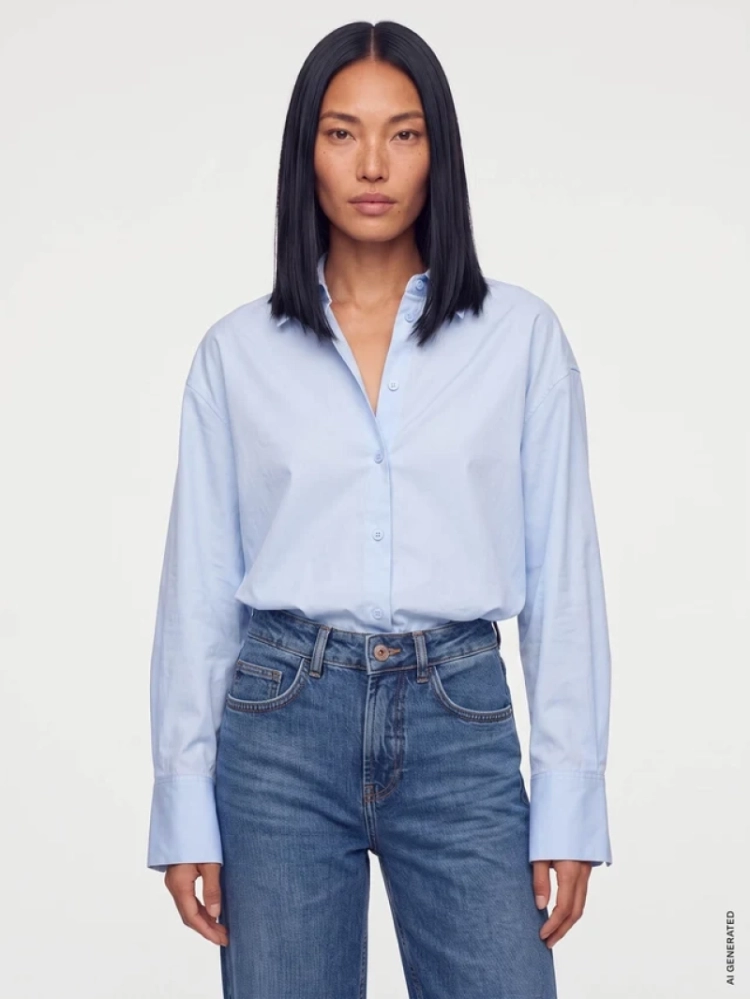 WINOLA SHIRT LIGHT BLUE