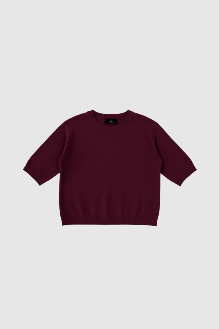 KAI PULLOVER DARK WINE